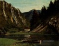 Les Doubs A La Maison Monsieur Landschaft Gustave Courbet